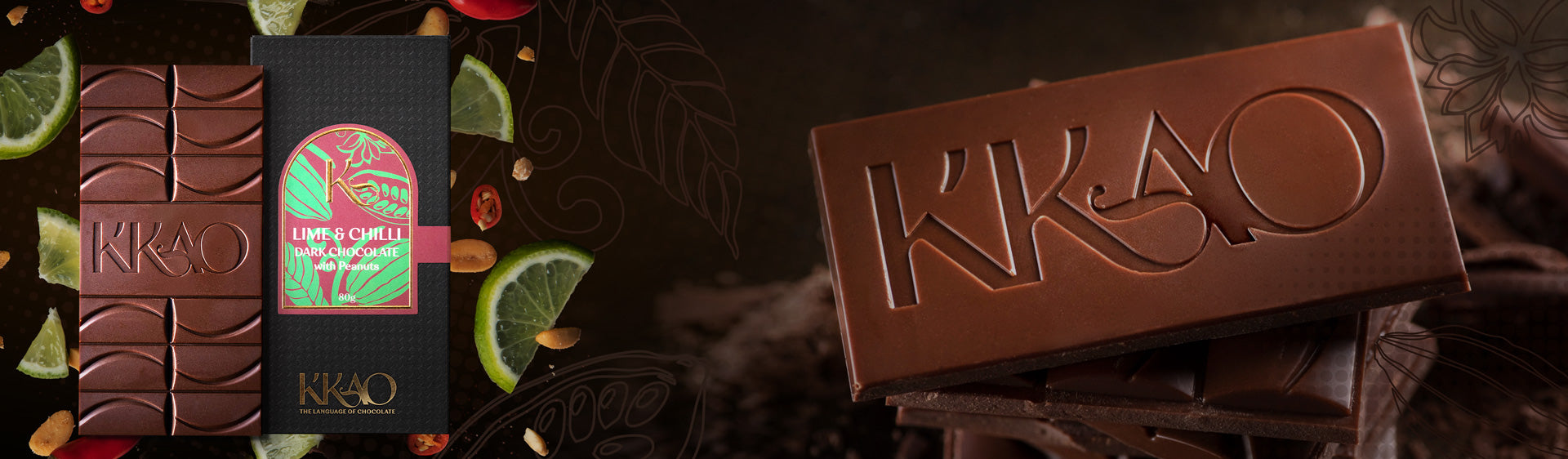 Innovative Chocolate: K'KAO's Sugar-Free Chocolate Bars