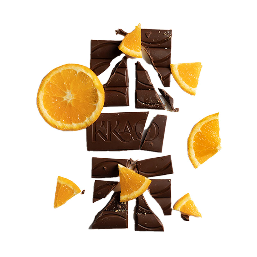 Dark Orange Chocolate Bar