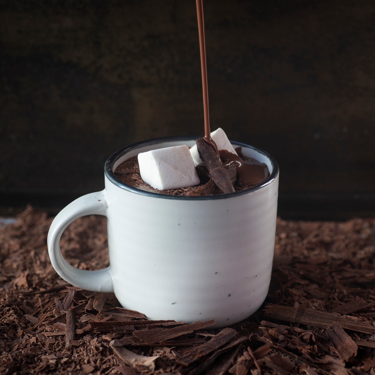 Spoonful of Dark Hot Chocolate