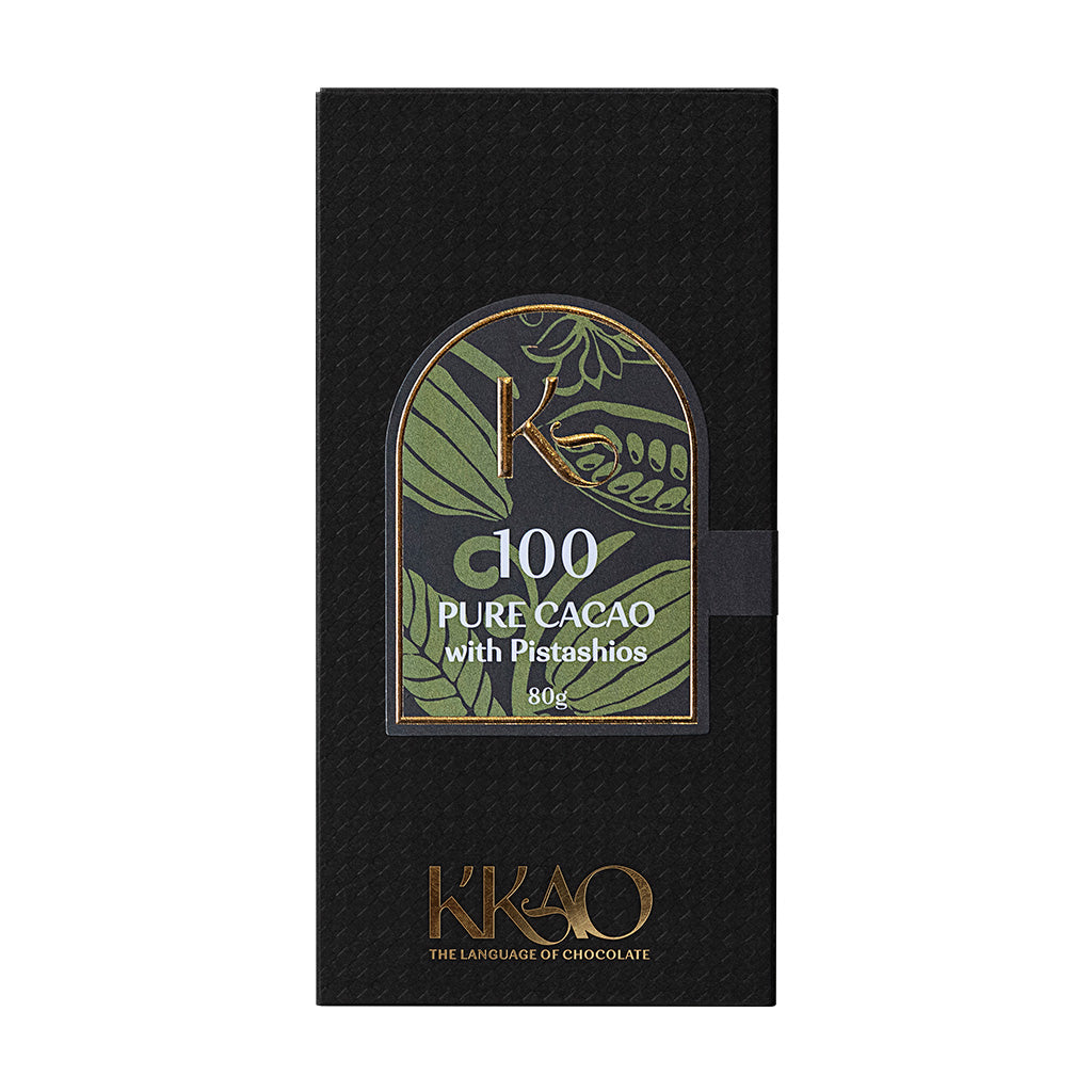 100 Pure Cacao with Pistachios
