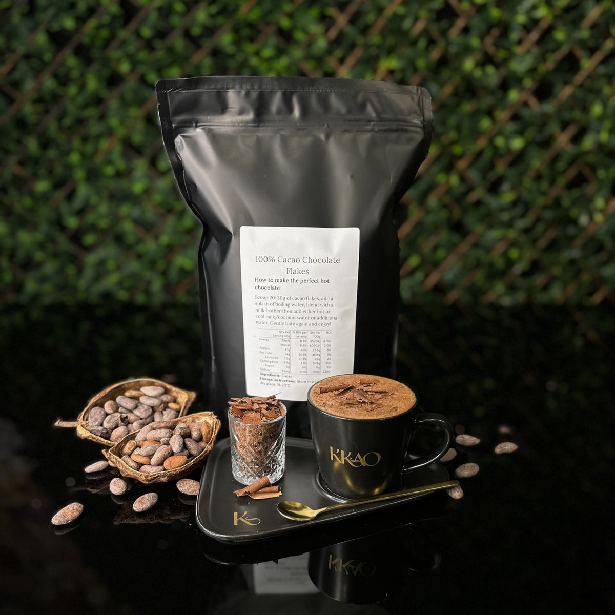 100 Pure Cacao Chocolate Flakes