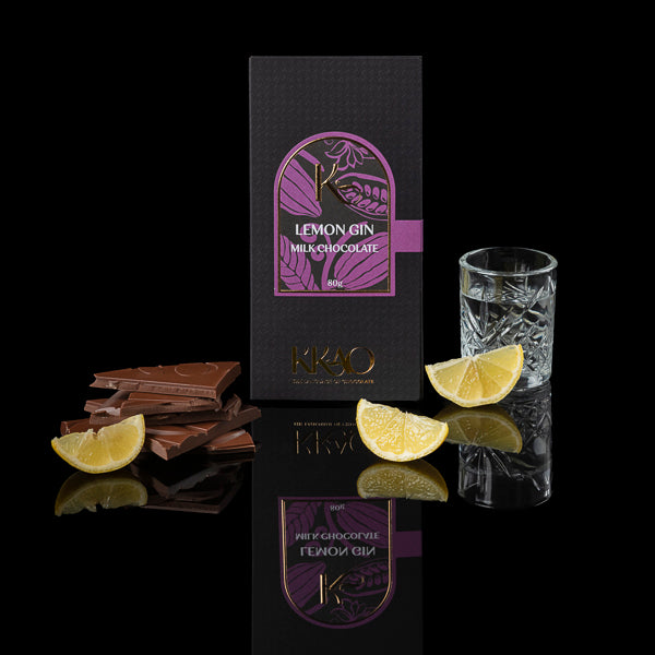 Lemon Gin Milk Chocolate Bar