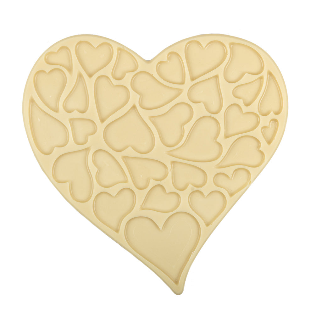 White Chocolate Heart Shaped Gift Box